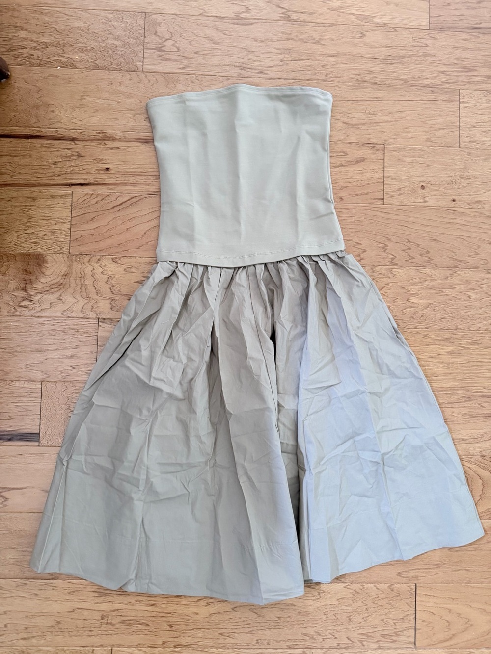 Strapless Midi Dress